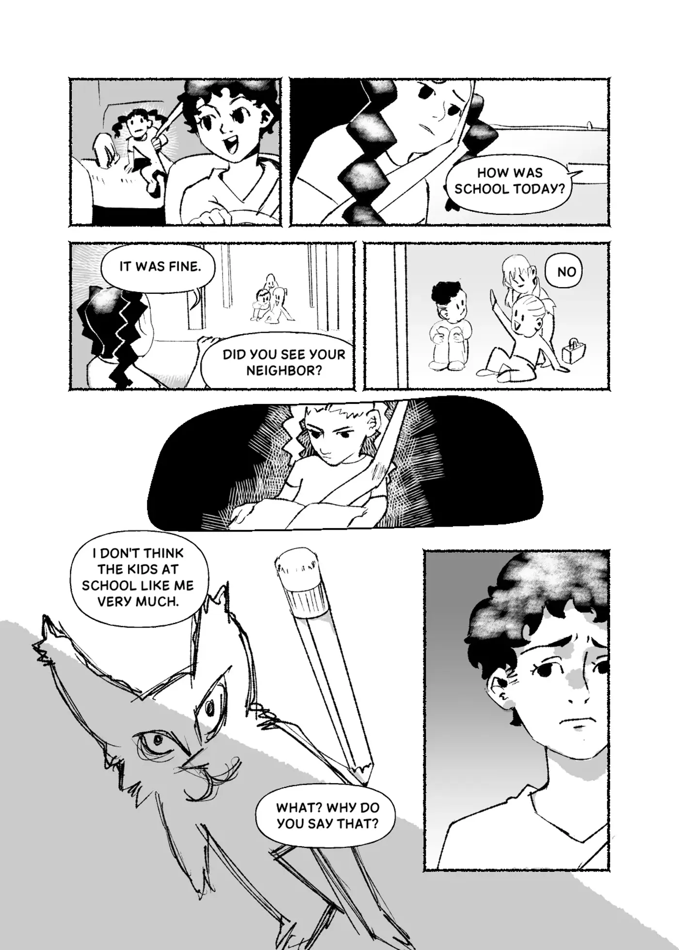 Page 1 of comic