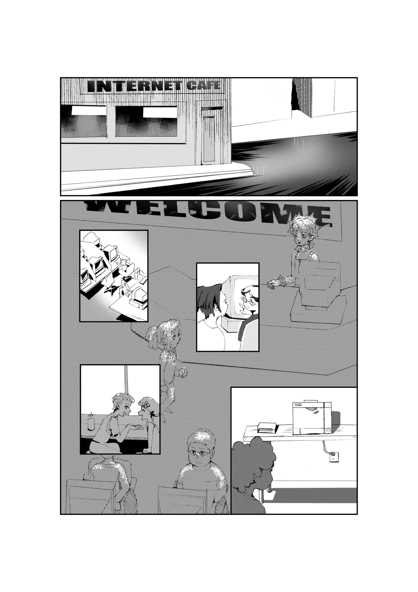 Cover page for Supernatural Web comic