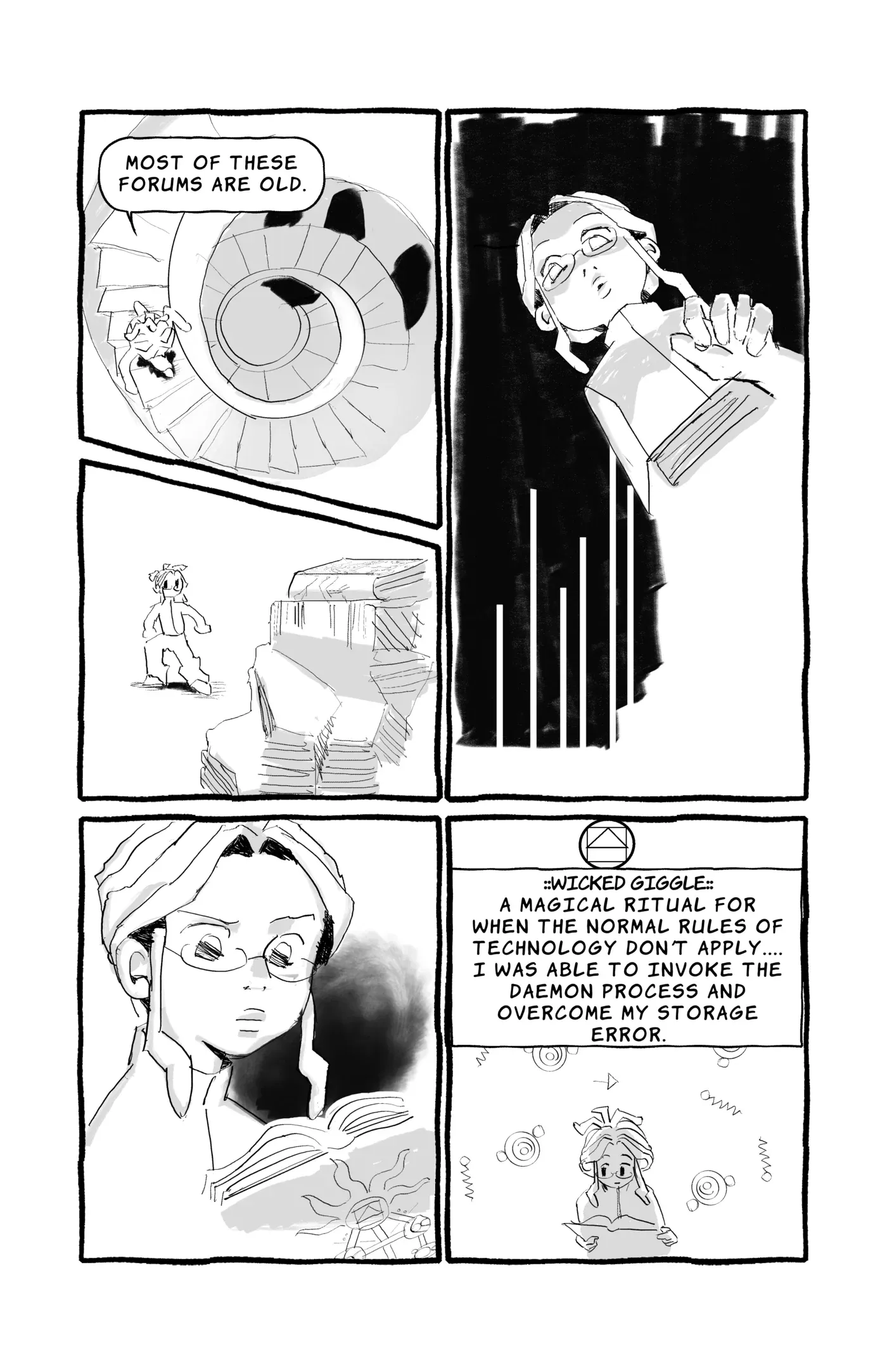 Fourth page of Branch web comic