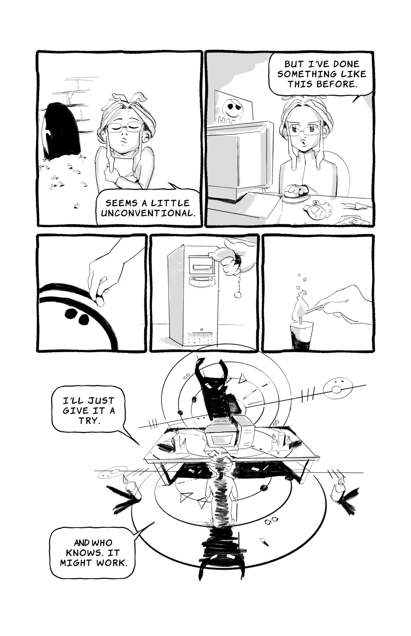 Cover page for Supernatural Web comic