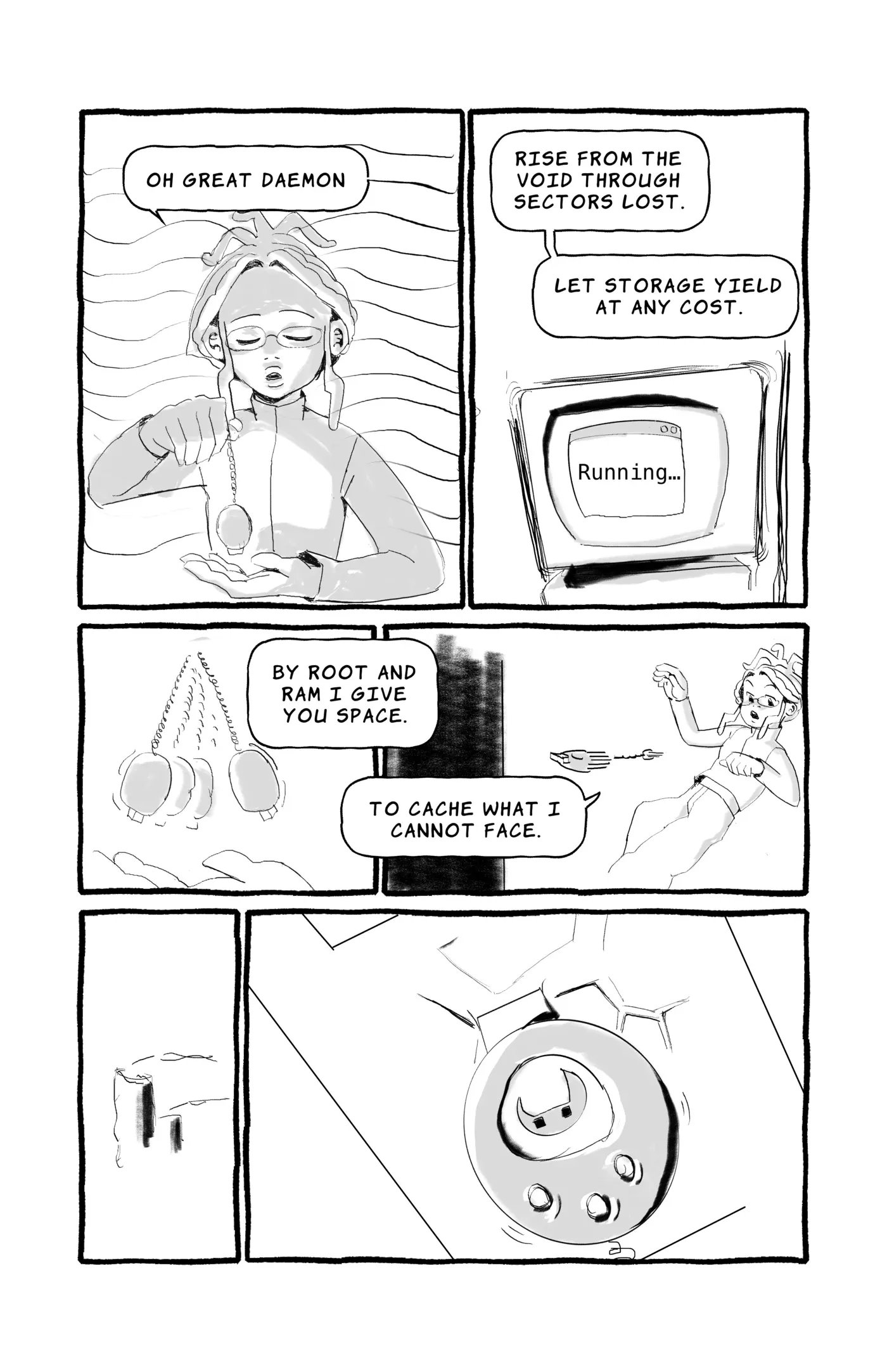 Cover page for Supernatural Web comic